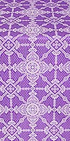 Ouglich silk (rayon brocade) (violet/silver)