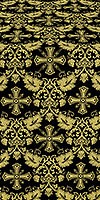 Koursk metallic brocade (black/gold)