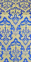 Bryansk metallic brocade (blue/gold)