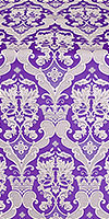 Bryansk silk (rayon brocade) (violet/silver)