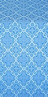 Kazan' silk (rayon brocade) (blue/silver)