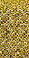 Kazan' silk (rayon brocade) (black/gold)