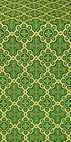 Kazan' metallic brocade (green/gold)