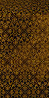 Arkhangelsk metallic brocade (black/gold)