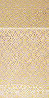Arkhangelsk silk (rayon brocade) (white/gold)