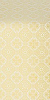 Pavlov Pokrov silk (rayon brocade) (white/gold)