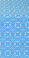 Vasiliya silk (rayon brocade) (blue/silver)