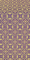 Vasiliya silk (rayon brocade) (violet/gold)