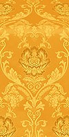 Rose metallic brocade (yellow/gold)