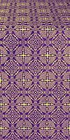 Murom silk (rayon brocade) (violet/gold)
