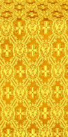 Seraphim silk (rayon brocade) (yellow/gold)
