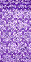 Smolensk Posad silk (rayon brocade) (violet/silver)