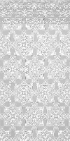 Smolensk Posad silk (rayon brocade) (white/silver)