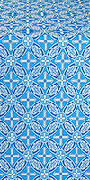 Ostrozh silk (rayon brocade) (blue/silver)