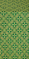 Ostrozh metallic brocade (green/gold)