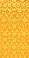 Loza silk (rayon brocade) (yellow/gold)