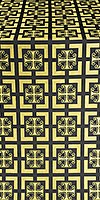 Cappadocia silk (rayon brocade) (black/gold)