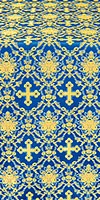 Vladimir Posad metallic brocade (blue/gold)