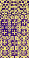 Czar's metallic brocade (violet/gold)