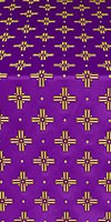 Bishop silk (rayon brocade) (violet/gold)