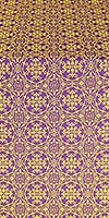 Dormition metallic brocade (violet/gold)