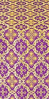 Nikolaev silk (rayon brocade) (violet/gold)
