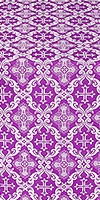 Nikolaev silk (rayon brocade) (violet/silver)