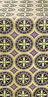 Posad Trinity rayon brocade (violet/gold)