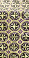 Posad Trinity metallic brocade (violet/gold)