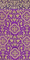 Ascention silk (rayon brocade) (violet/gold)