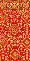 Ascention metallic brocade (red/gold)