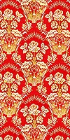 Radonezh metallic brocade (red/gold)