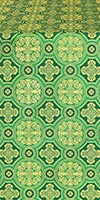 Gornen metallic brocade (green/gold)