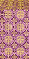 Gornen silk (rayon brocade) (violet/gold)