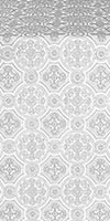 Gornen metallic brocade (white/silver)