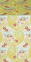 Majestic Garden metallic brocade (white/gold)