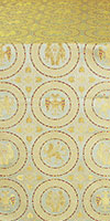 Kariana Greak metallic brocade (white/gold)