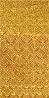 Floral Cross silk (rayon brocade) (yellow/gold)