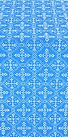 Lyubava silk (rayon brocade) (blue/silver)