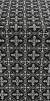 Lyubava silk (rayon brocade) (black/silver)