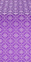 Lavra silk (rayon brocade) (violet/silver)