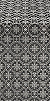 Lavra metallic brocade (black/silver)