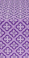 Canon metallic brocade (violet/silver)