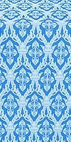 Korona silk (rayon brocade) (blue/silver)