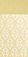 Korona metallic brocade (white/gold)