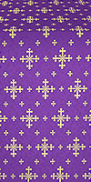 Belozersk silk (rayon brocade) (violet/gold)