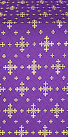 Belozersk metallic brocade (violet/gold)