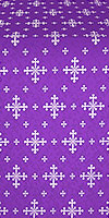 Belozersk silk (rayon brocade) (violet/silver)