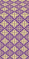 Vera metallic brocade (violet/gold)