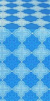 Kolomna silk (rayon brocade) (blue/silver)